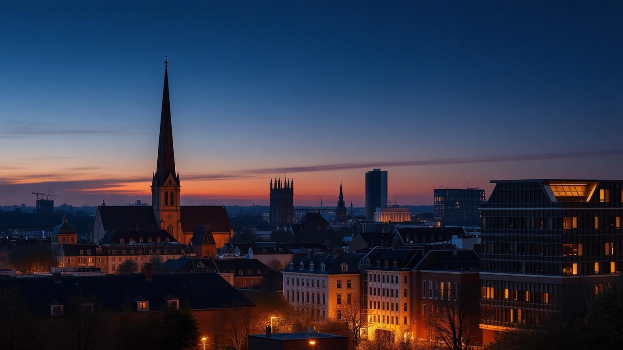 Tilburg in de blauwe uur, Heikese kerk